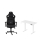 Fotel gamingowy SMX Fotel Ararat + Biurko ED-120 white